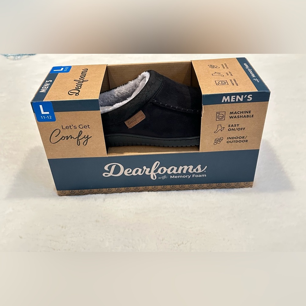 Dearfoams Men's Memory Foam Slipper - Picture 9 of 16